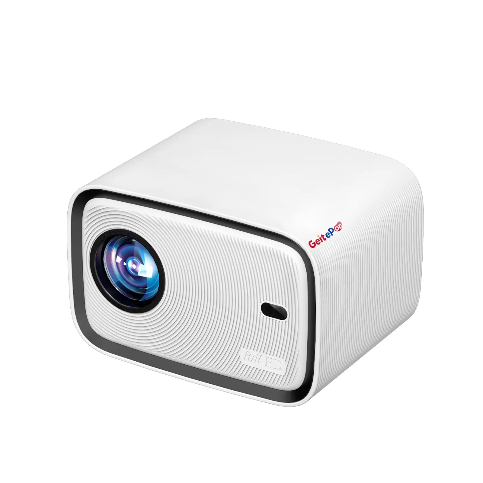 LJ3 1080P smart projector with 400 ANSI lumens, portable home cinema design, 4K supported, WiFi 6 and Bluetooth 5.0 connectivity