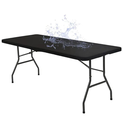 🍖Stretch Fabric Table Top Cap Cover – Elastic Edge, Waterproof & Reusable