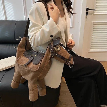 🐴✨ Unique Horse-Shaped Shoulder Bag