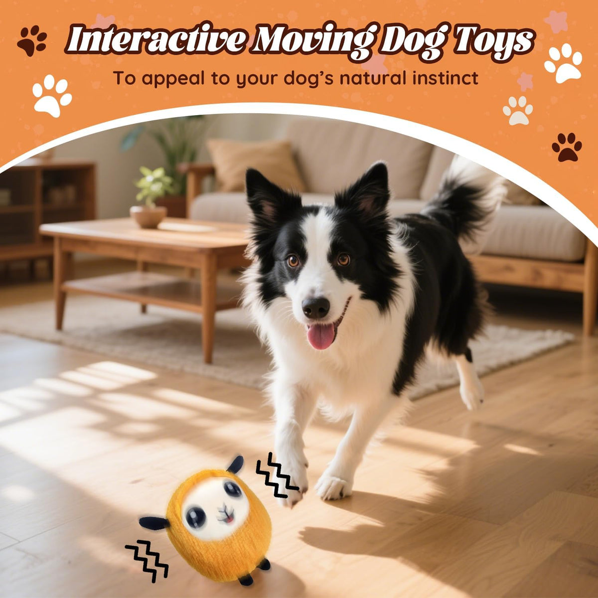 Smart Interactive Dog Ball | Automatic Moving Toy That Keeps Your Dog Busy
