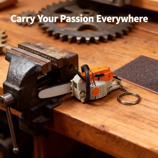 🔥LAST DAY 49% OFF🔧 Chainsaw Keychain | Portable Chainsaw Key Ring