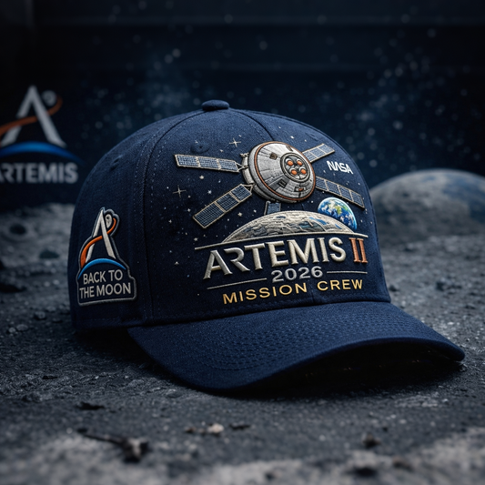 🚀Flash Sale 45% OFF 🌕 Artemis II Lunar Mission Commemorative Cap