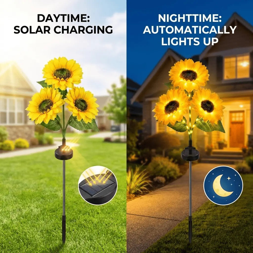🌻Mother's Day Sale 49% OFF- 🌞Solar LED Sunflower Garden Lights