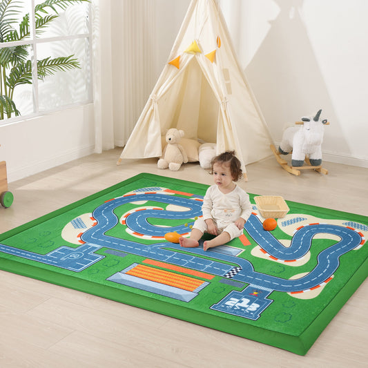 Activity Baby Play Mat 1.3" Thick –  Non-Slip, Splash Resistant
