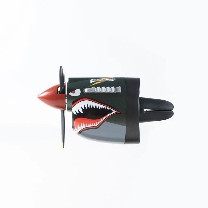 🌪️ Spinning Propeller Air Freshener: Vintage WWII Fighter Plane Car Diffuser (Aromatherapy Vent Decoration) 🌲