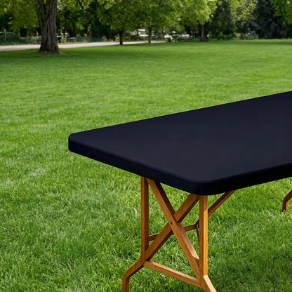 🍖Stretch Fabric Table Top Cap Cover – Elastic Edge, Waterproof & Reusable