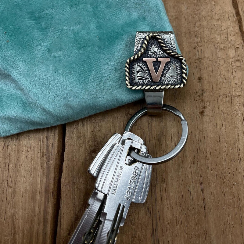 Western Initial Key Clip