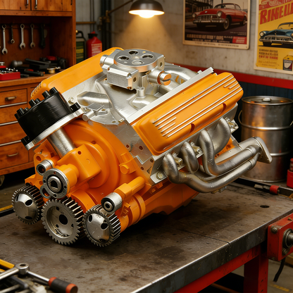 🎉Last Day Promotion 50% OFF + FREESHIPPING🔥 - Gasoline OHV V8 Small-block Engine Model Kits