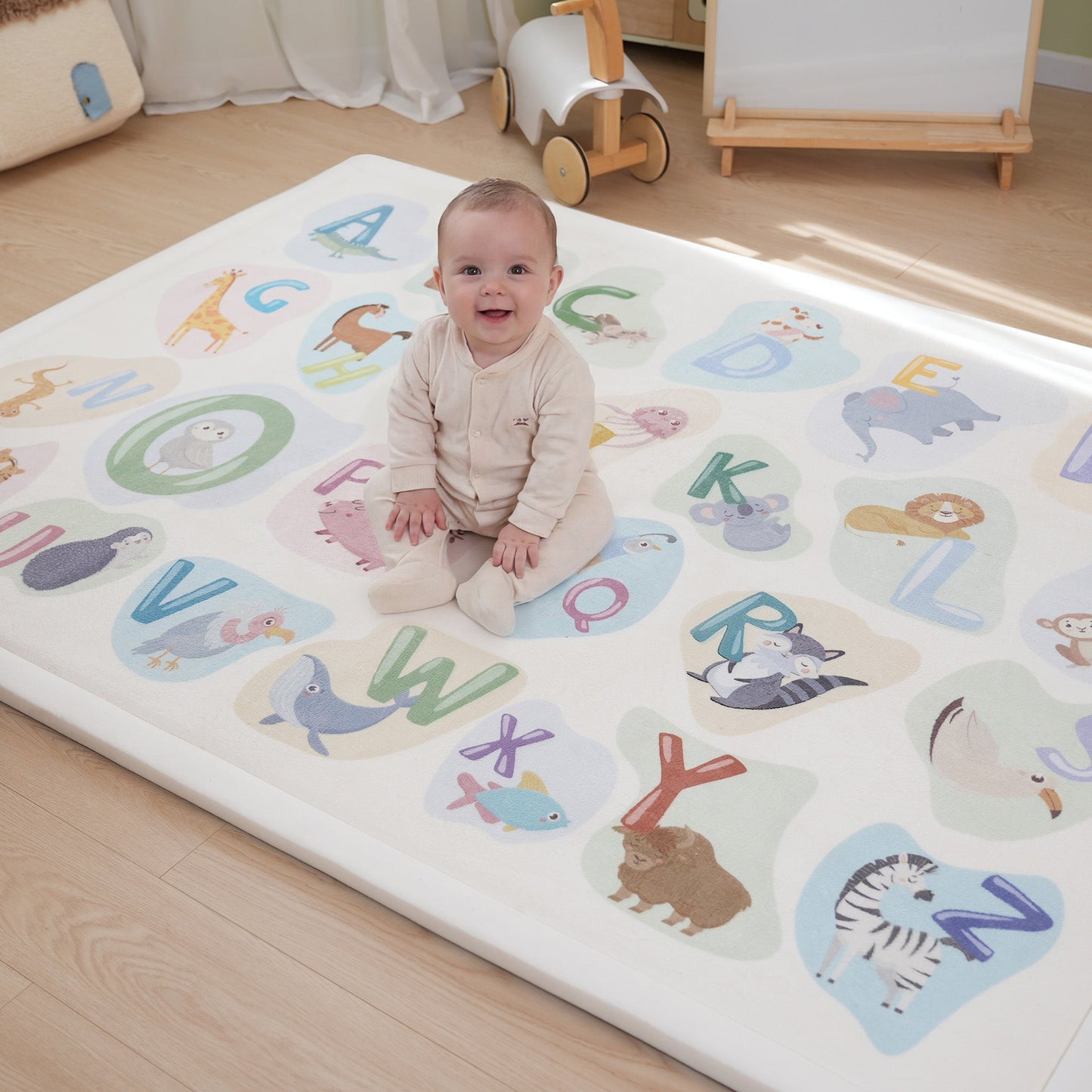 Activity Baby Play Mat 1.3" Thick –  Non-Slip, Splash Resistant