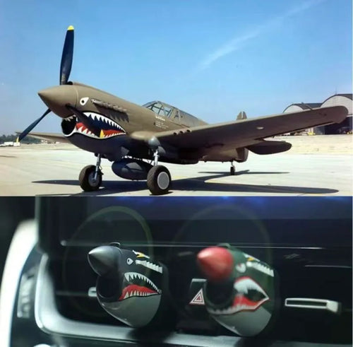 🌪️ Spinning Propeller Air Freshener: Vintage WWII Fighter Plane Car Diffuser (Aromatherapy Vent Decoration) 🌲