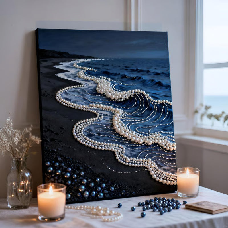🏰✨DIY Beaded Art Kit - Castle Pearl Painting🎇
