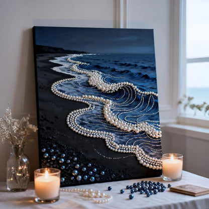 🏰✨DIY Beaded Art Kit - Castle Pearl Painting🎇