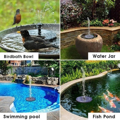 🔥Solar-Powered Birdbath Fountain – Bring Your Garden to Life!