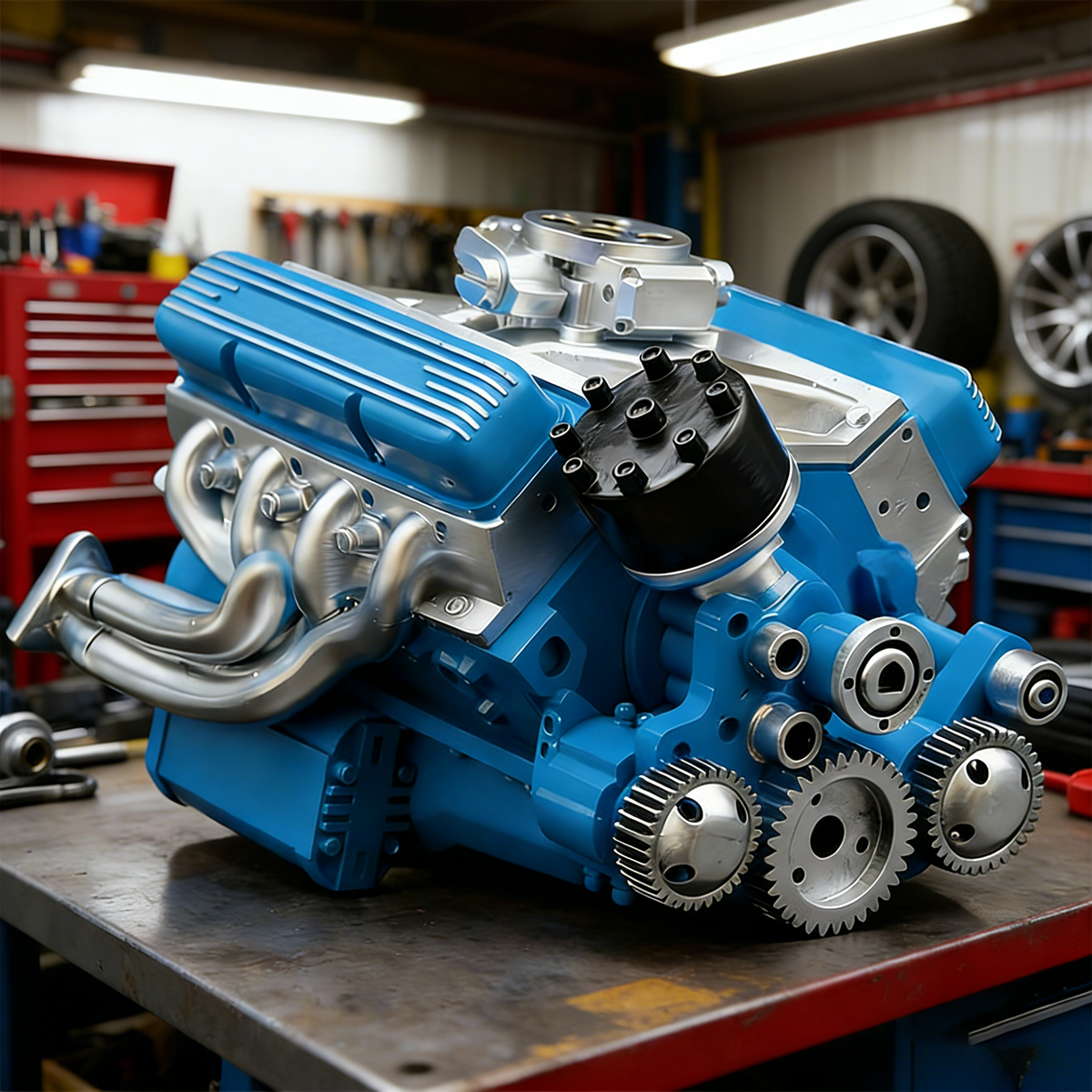 🎉Last Day Promotion 50% OFF + FREESHIPPING🔥 - Gasoline OHV V8 Small-block Engine Model Kits