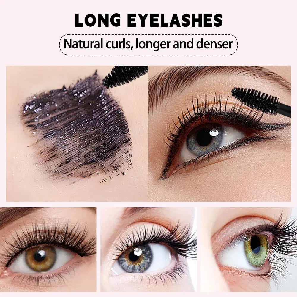 🔥💨Smudge-Proof 7D Waterproof Volume Curling & Lengthening Mascara