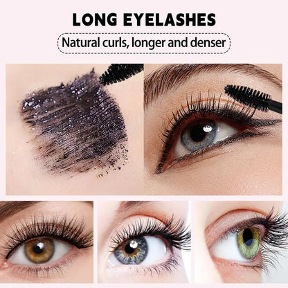 🔥💨Smudge-Proof 7D Waterproof Volume Curling & Lengthening Mascara