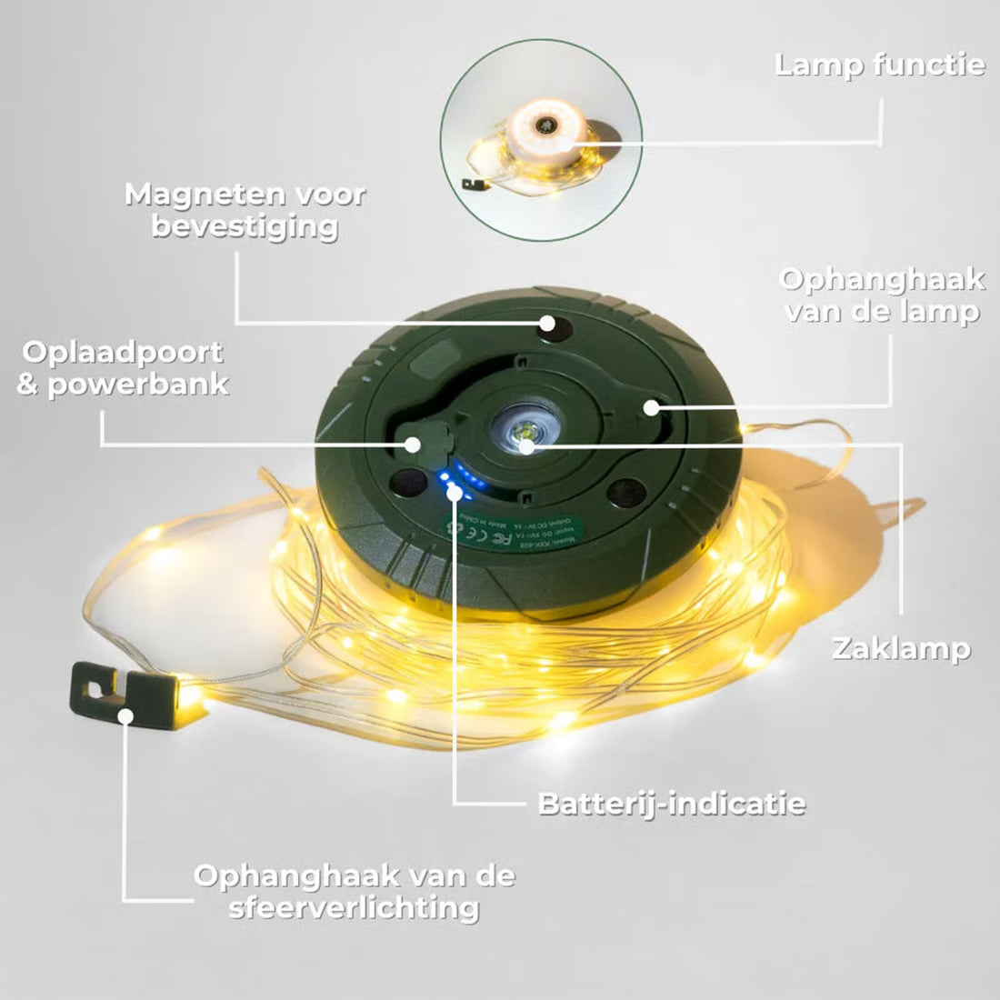🎄💥Outdoor Waterproof Portable Storage Light