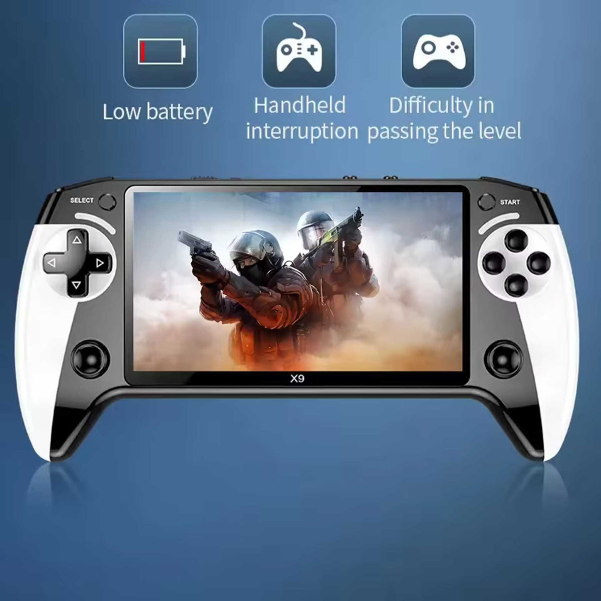 🔥LAST DAY 49% OFF🔥PocketPlay Pro 5.5" HD Handheld - 20,000+ Retro Classics