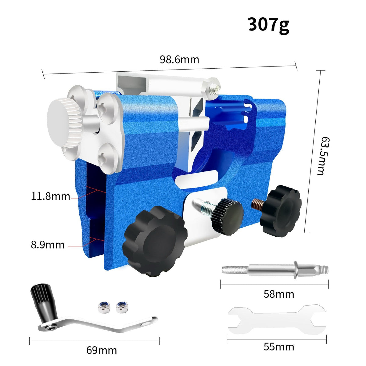 Multipurpose Portable Chain Saw Blade Sharpener