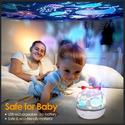 LAST DAY 60% OFF 🔥🔥Galactic Glow Night Light (LED Projector)✨