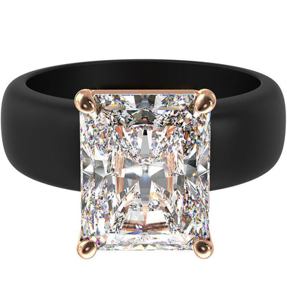🔥Buy 1 Get 1 Free🔥 Aweiya  Silicone Ring – Emerald Cut CZ | Patent-Pending Design