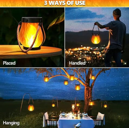 🏆Flash Sale⚡ 50K+ SOLD! Almost Gone-💥Dancing flame Solar Lantern Outdoor Lights,Best Gifts