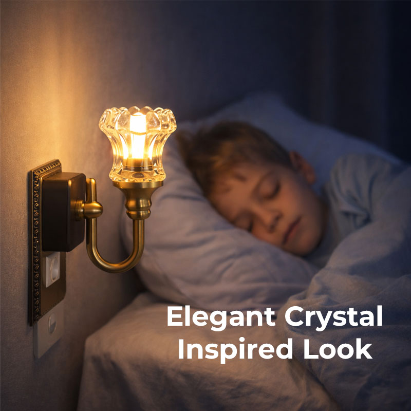 Vintage Wall Sconce Plug-In Night Light