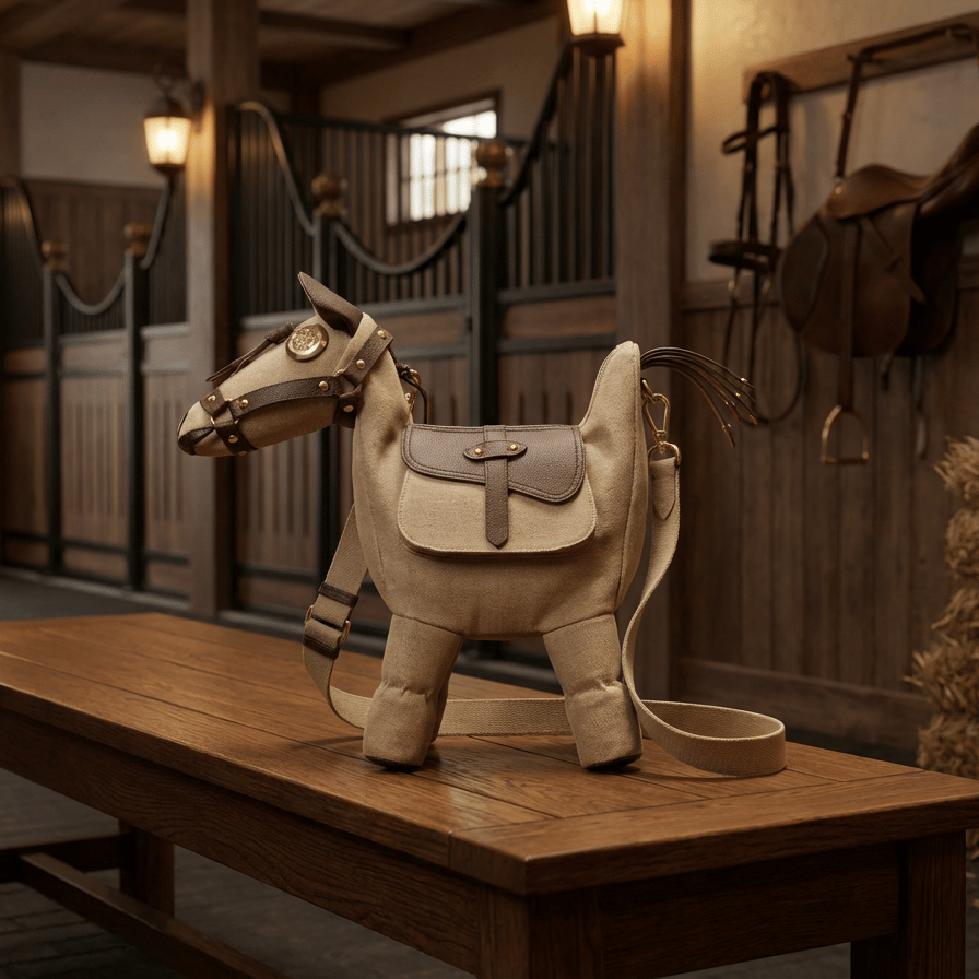 🐴✨ Unique Horse-Shaped Shoulder Bag