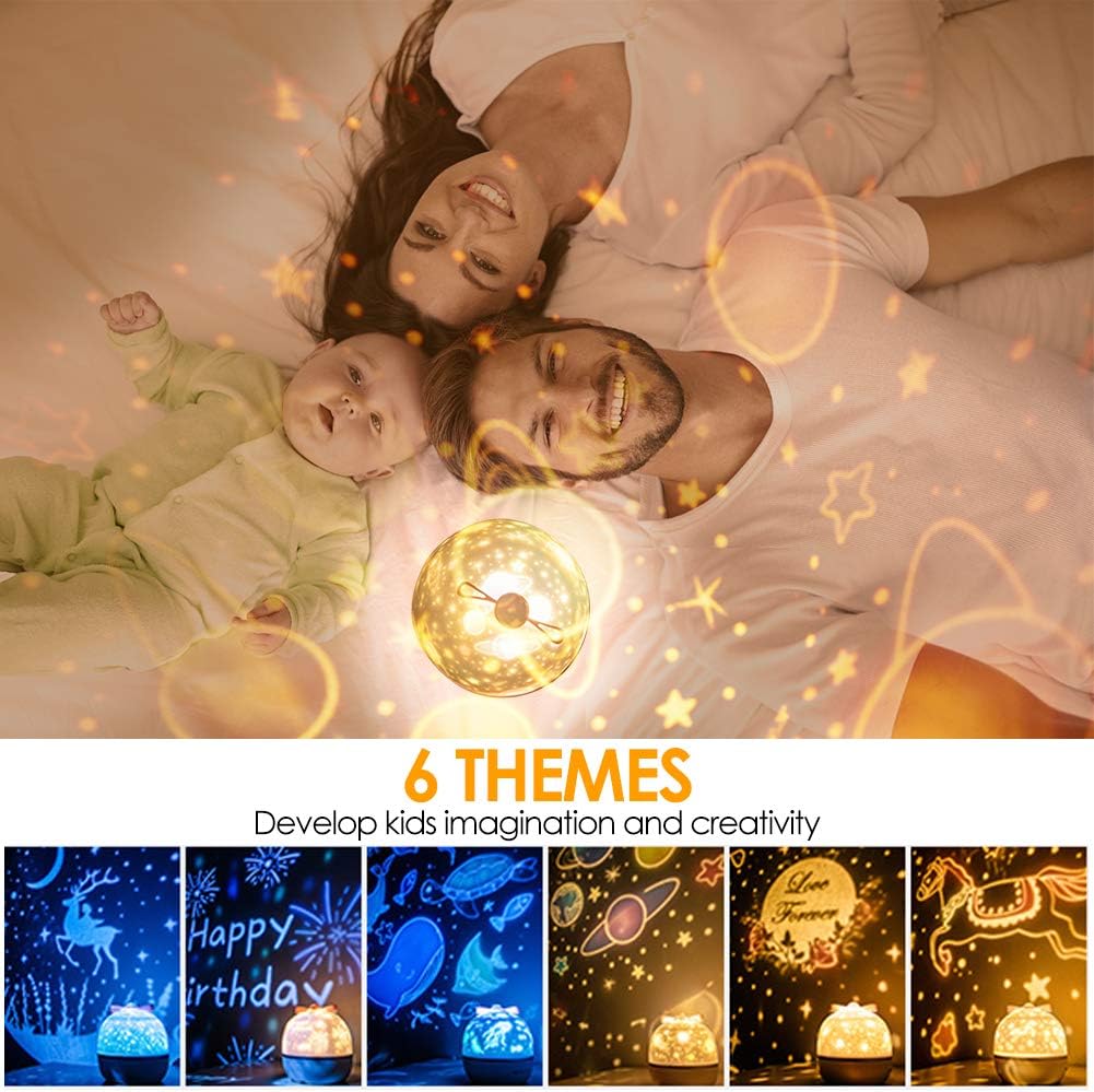 LAST DAY 60% OFF 🔥🔥Galactic Glow Night Light (LED Projector)✨
