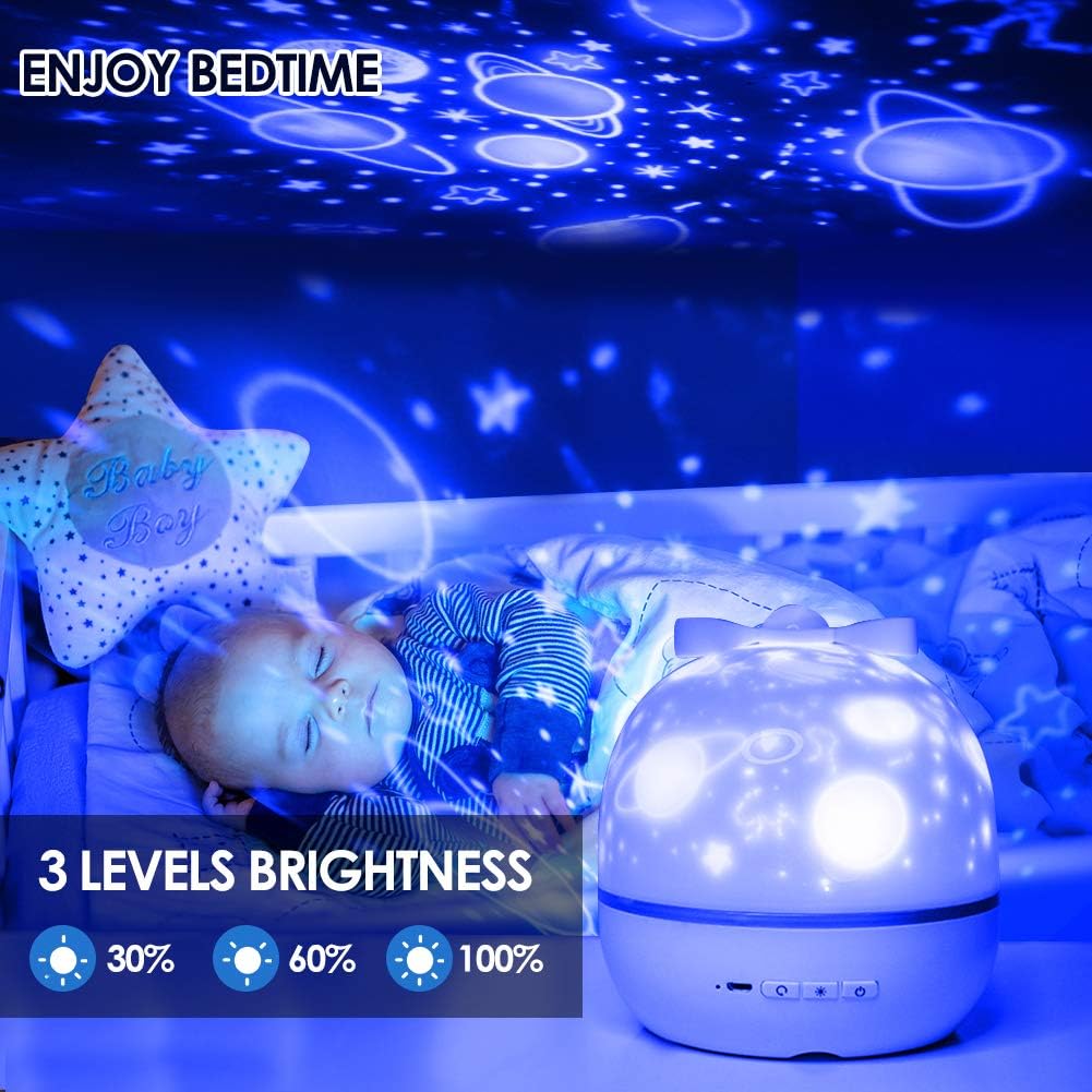 LAST DAY 60% OFF 🔥🔥Galactic Glow Night Light (LED Projector)✨