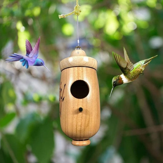 Wooden Hummingbird House (Set 3 Pcs)