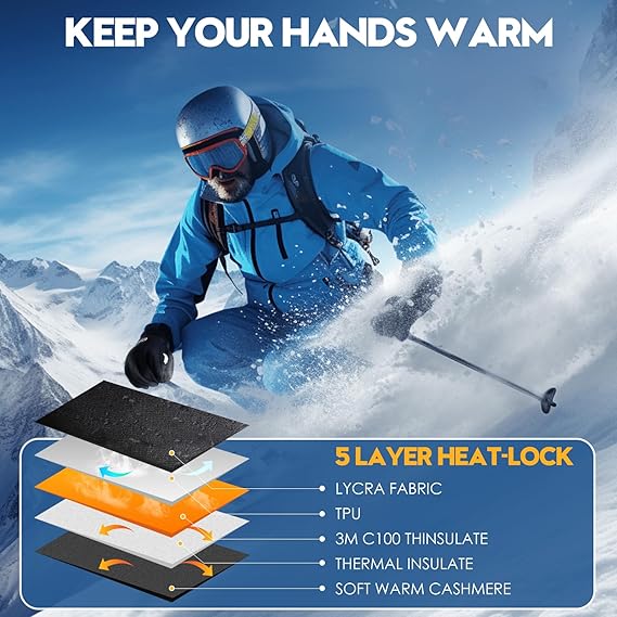 [BLACK FRIDAY] Ultimate Winter Thermal Gloves - Waterproof & Windproof (Buy 1 Get 1 Free)