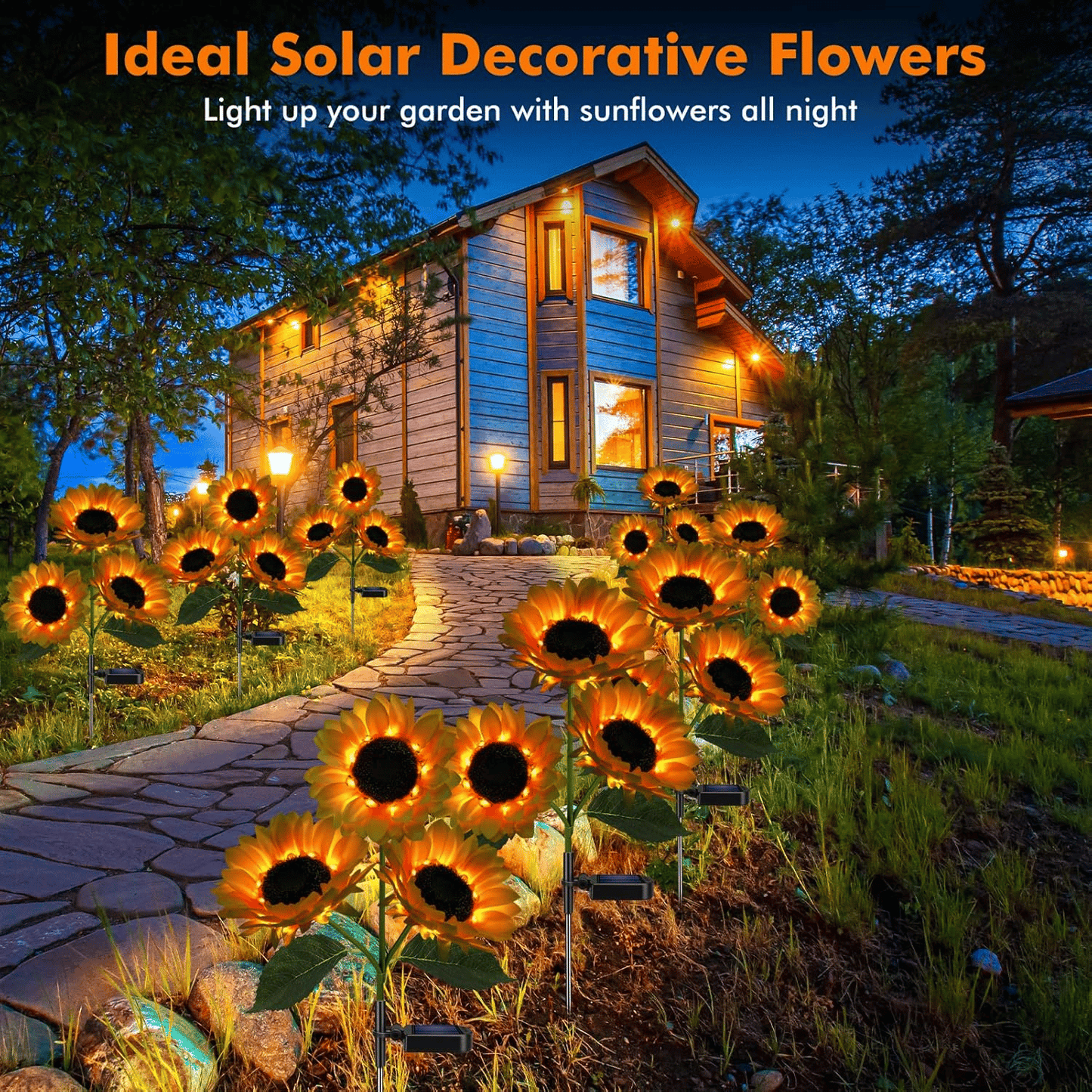 🌻Mother's Day Sale 49% OFF- 🌞Solar LED Sunflower Garden Lights