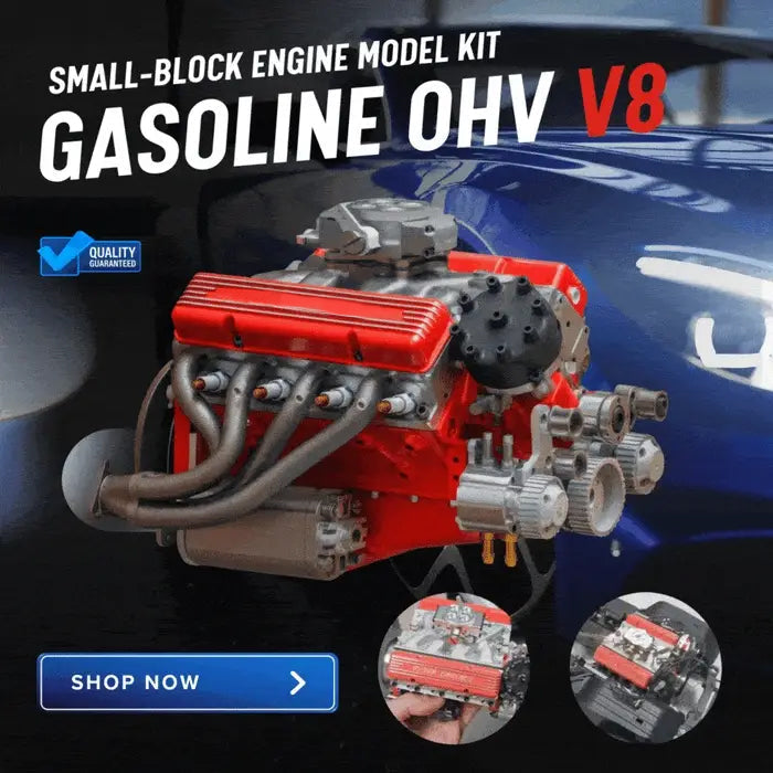 🎉Last Day Promotion 50% OFF + FREESHIPPING🔥 - Gasoline OHV V8 Small-block Engine Model Kits