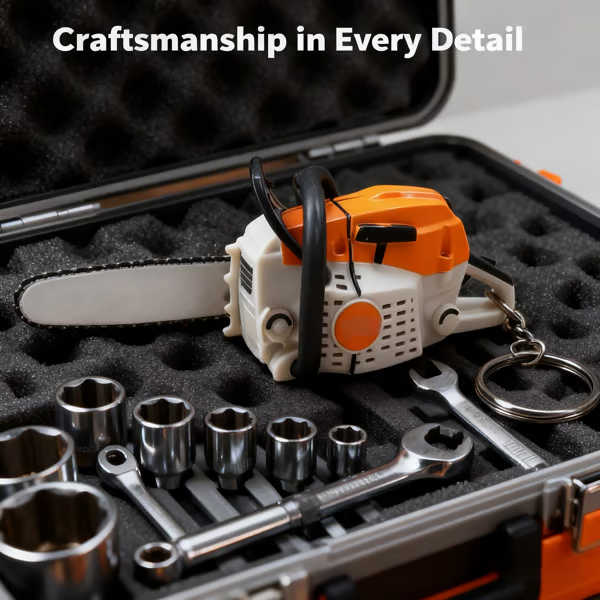 🔥LAST DAY 49% OFF🔧 Chainsaw Keychain | Portable Chainsaw Key Ring