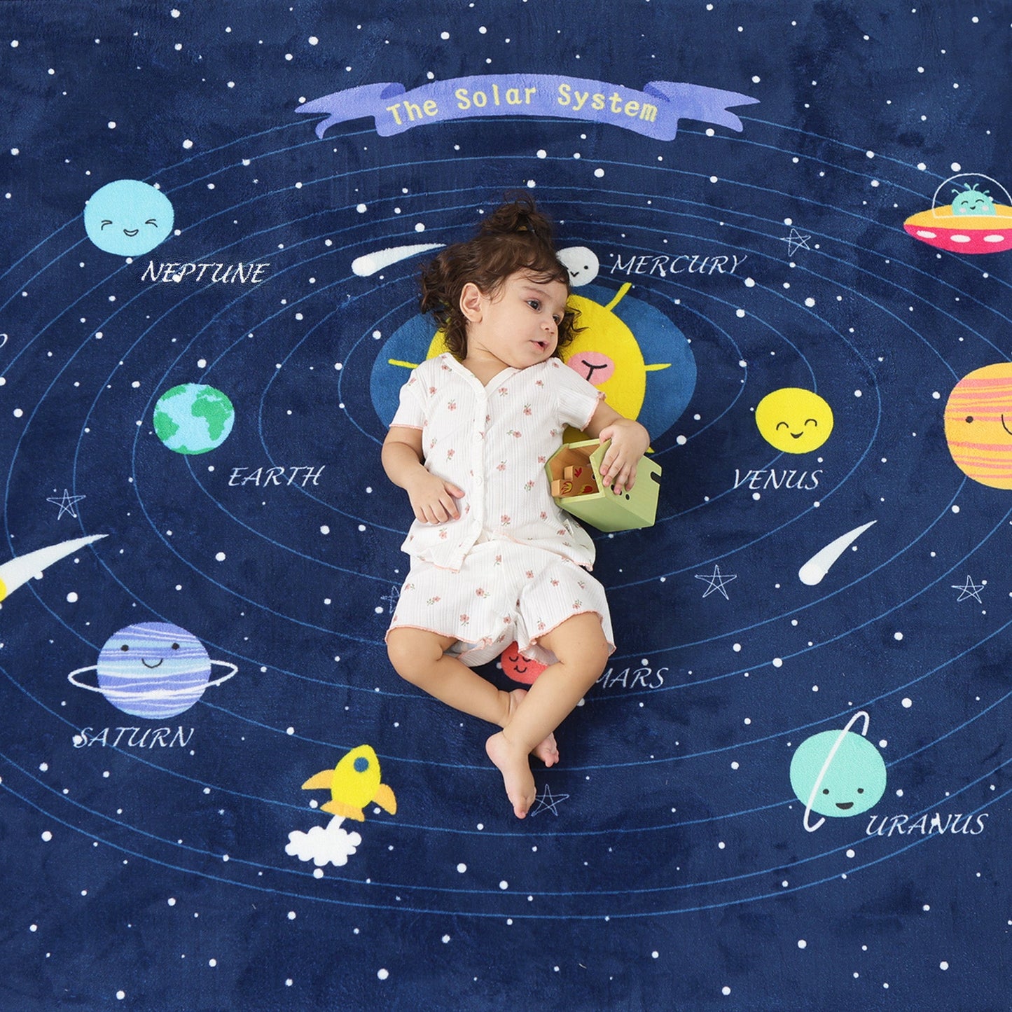 Activity Baby Play Mat 1.3" Thick –  Non-Slip, Splash Resistant
