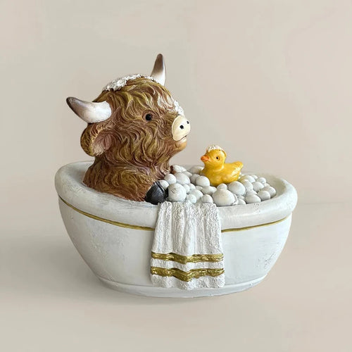 🔥NEW YEAR SPECIAL PRICE 49% OFF- Highland Cow Bathroom Ornaments