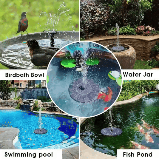 🔥Solar-Powered Birdbath Fountain – Bring Your Garden to Life!