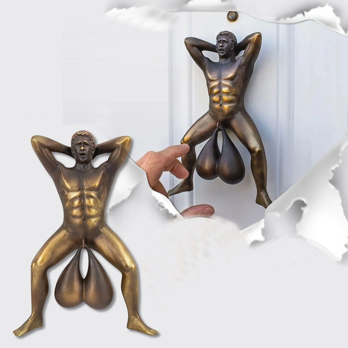 🏆35K+ SOLD! 🤣Funny Doorballs Door Knocker