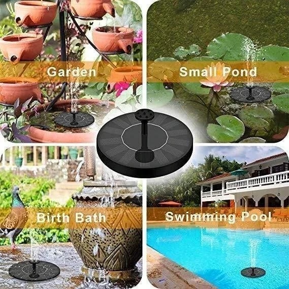 🔥Solar-Powered Birdbath Fountain – Bring Your Garden to Life!