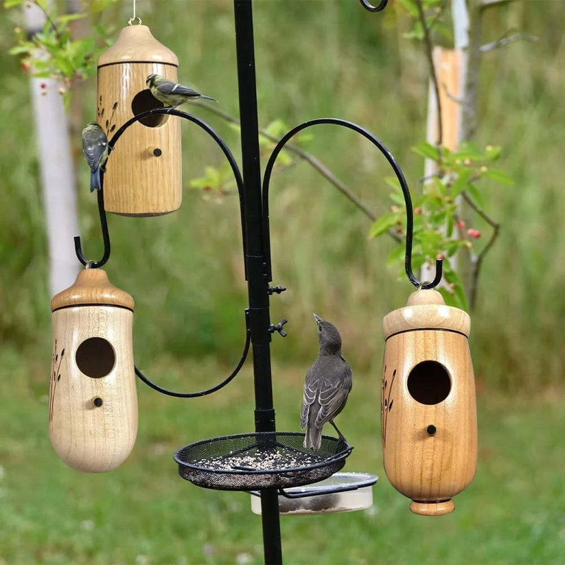 Wooden Hummingbird House (Set 3 Pcs)