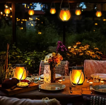 🏆Flash Sale⚡ 50K+ SOLD! Almost Gone-💥Dancing flame Solar Lantern Outdoor Lights,Best Gifts
