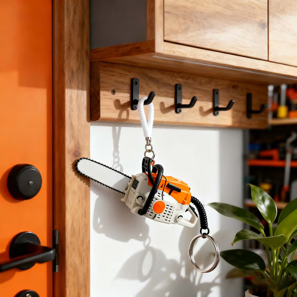 🔥LAST DAY 49% OFF🔧 Chainsaw Keychain | Portable Chainsaw Key Ring