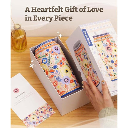 🌷Woven Blooms 3D Puzzle Flower Vase – 192 Curved Plastic Pieces DIY Kit  | Home Decor & Flower Arrangement