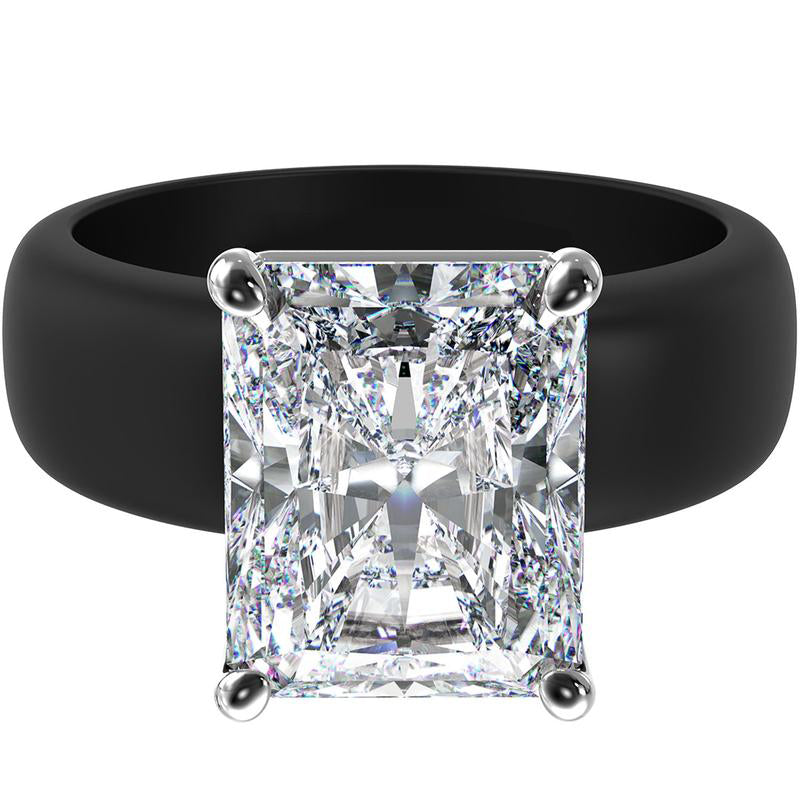 🔥Buy 1 Get 1 Free🔥 Aweiya  Silicone Ring – Emerald Cut CZ | Patent-Pending Design