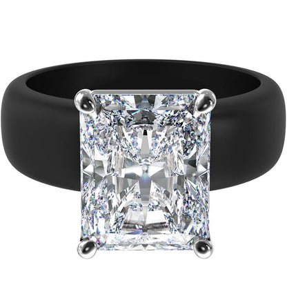🔥Buy 1 Get 1 Free🔥 Aweiya  Silicone Ring – Emerald Cut CZ | Patent-Pending Design