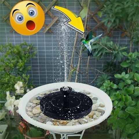 🔥Solar-Powered Birdbath Fountain – Bring Your Garden to Life!