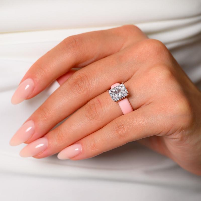 🔥Buy 1 Get 1 Free🔥 Aweiya  Silicone Ring – Emerald Cut CZ | Patent-Pending Design