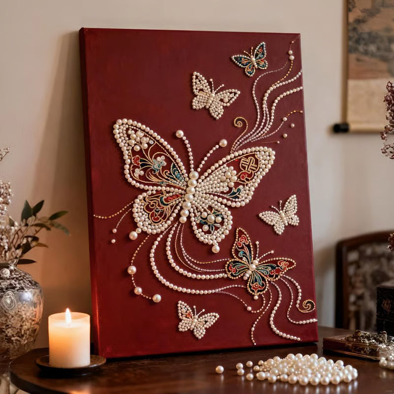 🏰✨DIY Beaded Art Kit - Castle Pearl Painting🎇
