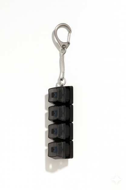 🔥Limited-time 50% | discountClickie Stress Keychai – Quiet Fidget Tool for Work, Study & Travel